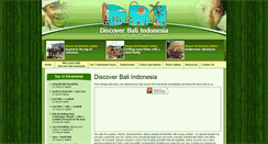 Desktop Screenshot of discover-bali-indonesia.com